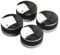 CWOQOCW 4pcs Cooker/Oven/Grill Control Knobs and Adaptors Replacement for BBQ Gas Grills (58mm)