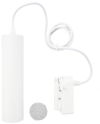 Ledvion Schienensystem lampen 1m 1-Phasen Weiss 1-flammig ohne GU10 Lampe | Fuer Wohnraum Kueche und Essbereich mit flexibler Lichtausrichtung