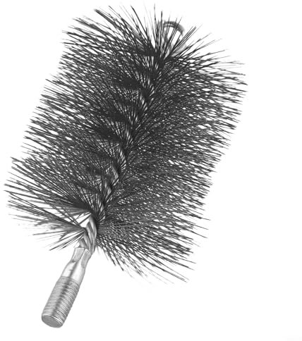FUBESK Chimney Cleaning Brush For Fireplace, 30-130 mm Chimney Sweeping Brush Head Chimney Sweeping Cleaning Flue Pipe Cleaning Brush,Easy Assembly, Prevent Flue Fires