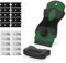 Flintronic Raspador Vitroceramica, 1 Rasqueta Multiusos Profesional con 20 Cuchillas para Ventanas, Espejos, Azulejos Limpieza (Verde)