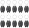 Pawfly 10 llaveros LED mini LED llavero luz 14 lúmenes portátil ultra brillante batería Powered Key Ring antorcha para senderismo e iluminación de emergencia