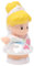 Fisher-Price Ersatzteil für Sammlerstück Little People Prinzessin Hochzeit Schloss Puppenhaus Spielset Y1579 - Ersatz Braut Cinderella Figur - Talking Castle Base
