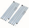 HipierFx Palos de Tienda Ajustables Set de 2 Palos con Gancho Camping Accesorios (Hierro, 190 cm) Camping Playa Senderismo