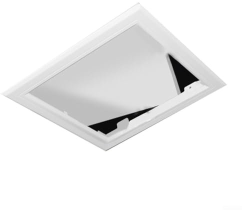 Feeshopher Cubierta de puerto de inspección/techo de inspección/cubierta de yeso techo de plástico decorativo puerta puerto de inspección (400 x 400 mm)