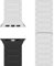 NALIA Nexus Magnet Armband kompatibel mit Apple Watch Armband Series SE/iWatch 10 9 8 7 6 5 4 3 2 1, 38/40/41/42mm, Silikon Loop mit Rillendesign, Sportarmband Magnetisch, Farbe:Schneeweiß