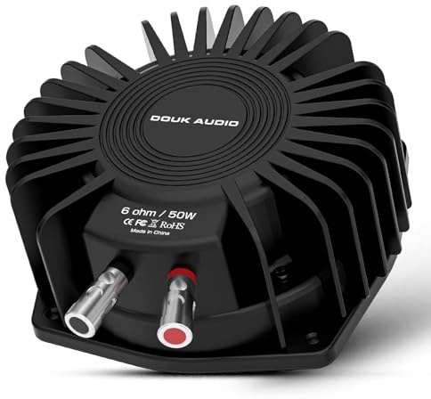 Douk Audio BS-1 Bass Shaker: 50W High Power Buttkicker - Tactile Transducer - Subwoofer Lows for Home Theater, Car Audio & Gaming Chair Vibration Immersion​ (1 PC)