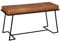 Marrakesch Industrial Sitzbank Schuhbank aus Leder 100cm groß | Vintage Bank Lederbank Braun als Schlafzimmer oder Esszimmer Deko | Retro Polsterbank Garderobenbank Adeva als Sitzgelegenheit im Flur