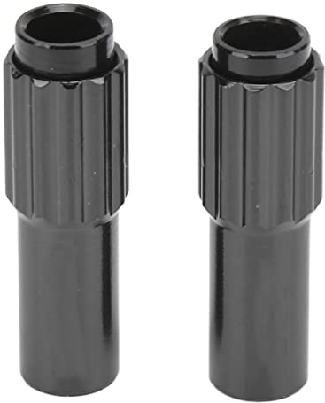 Vis de réglage de câble de frein de vélo, barillet de réglage de câble de frein de vélo en alliage d'aluminium haute performance pour vélo de route, VTT, vélo à pignon fixe (Noir/paire)