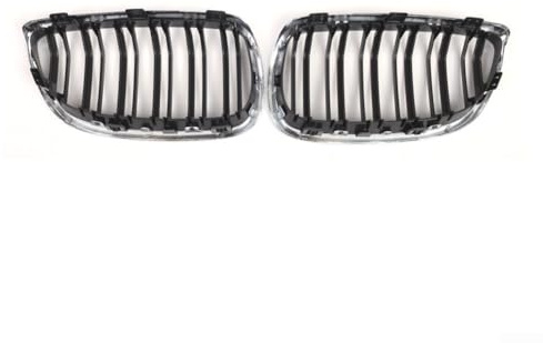 2 Frontstoßstangengitter kompatibel mit BMW E92 E93 für M3 2007 2013 Pre LCI Modelle OEM 51137157277 51137157278 für BMW 3er Coupe und Cabrio