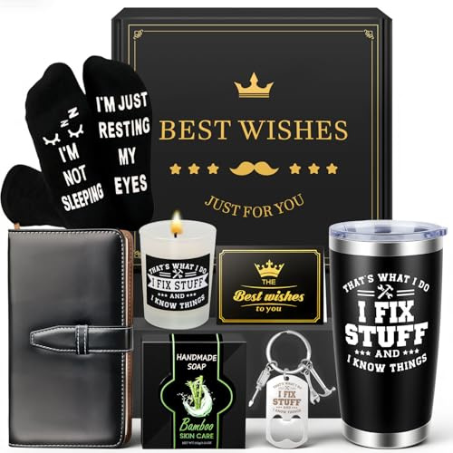 Giftota Gifts for Him, Funny Birthday Gift for Men Handyman Themed, Christmas, Father’s Day or White Elephant Gifts, Cool and Unique Gift Idea for Him Dad, Husband, Boyfriend, Friend or Coworker