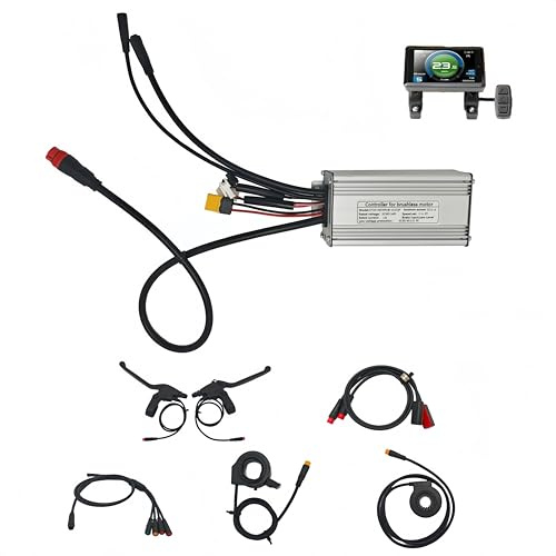 CHAOZHU KT Kunteng 36V / 48V 25A wasserdichte Sinus-Welle-Controller-Sets Geeignet für BF Fatbike G062 750W Nabenmotor mit JL-F-L1121 Weiblichem Stecker (Mit TF02H Display)