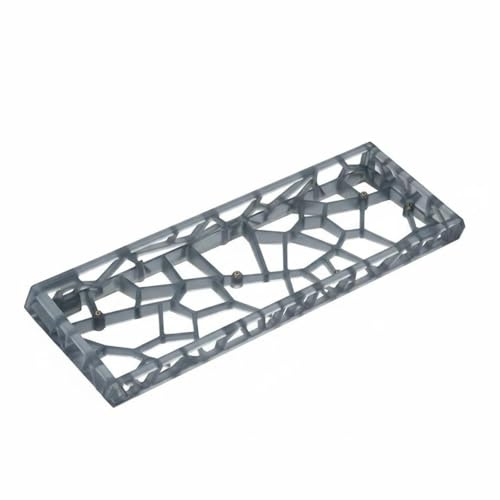 ZGUZMCMK Frosted Keyboard Case Gehäuse Tastaturcase Material GH60 Standard Lochmuster Luftdurchlässig Zum Mitnehmen für Arbeitsplatz DIY-projekte, Black