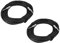 2 x Soundlab 10M Speaker Jack - Jack 1/4 6.35mm Lead Cable PA System Sound