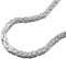 Kette ca.2mm Königskette vierkant glänzend Silber 925 45cm