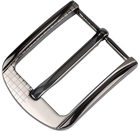 McFanBe 38-40 mm (1,5 Zoll) Gürtelschnalle Einzackige quadratische Ersatzschnalle für Männer Frauen Gürtel (Grau10)