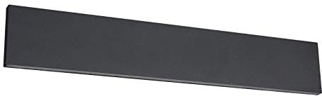 TRIO Leuchte LED Wandleuchte Concha 225174742, Metall Schwarz matt, inkl. 2x 9 Watt LED, Switch Dimmer, Anthrazit