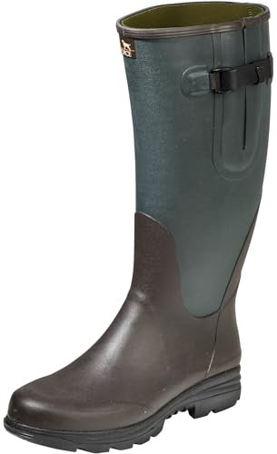 Parforce Gummistiefel mit Neoprenfutter NEO-2 Oliv/Braun 47