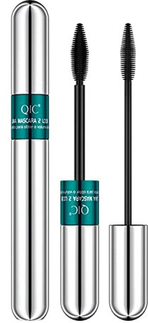 4D Mascara Wimperntusche 2 in 1 Lash Extension Mascara Natürliche wasserfeste Mascara Doppelseitiger Mascara Eyeliner wasserfester 2 in 1 Mascara Eyeliner zur Wimpernverdichtung und -verlängerung