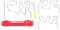 Milageto Electric Bump Maze Game Interactive Game Electric Shock Toy Buzz Wire Game for Party, Three Levels