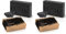 lubiu Schwarze Seife Stück - 100g Aktivkohle Seife Gegen Pickel - Naturseife ohne Palmöl als Schwarze Gesichtsseife, Akne Seife - Black Soap Bar (Packung mit 2)