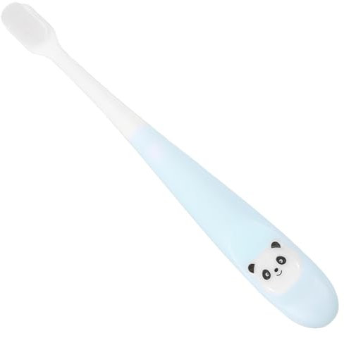 SOLUSTRE 1stk Panda-zahnbürste Für Kinder Handzahnbürste Reise Zahnbürste Haushaltsgeräte Reinigungswerkzeug Zahnbürste Mit Weichen Borsten Pflege Weiß Reinigungsbürste Kleinkind Pp