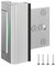 Treasem Home Security Door Lock, Childproof Door Reinforcement Lock, Door Lock Latch for Front Door and Interior Door, Door Safety Locks from Inside, Protect Your Home, 3-inch, Silver, 1 Pack
