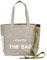 VINT+ Canvas Bag Damen Handtasche – Moderne Schultertasche mit wählbarem Tragegurt – Casual Shopper Tasche ideal für Arbeit, Uni, Schule & Reise | Wasserabweisend, 100% Baumwolle | Big, Grau Vigore