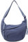 Sanxiner Crescent Crossbody Taschen für Frauen, Nylon-Slouchy Sling Hobo Bag, geräumige Dumpling-Schultertasche, Crossbody-Handtaschen, 1-Blau