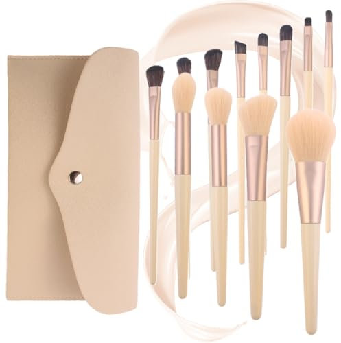 Ensemble de pinceaux pour les yeux,Ensemble de pinceaux pour le maquillage pour les sourcils,pour estomper les ombres à paupières Poudre Highlighter Concealer Pinceau pour ombres à paupières,12 PCs