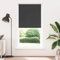vidaXL Estor Enrollable Opaco Negro 90x210 cm Tela Ancho 85,7 cm