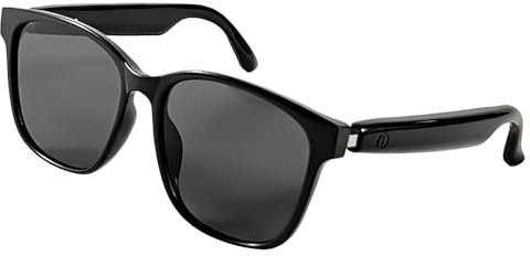 Occhiali da Sole Intelligenti, Occhiali Audio Intelligenti Resistenti ai Raggi UV con Navigazione Vocale con Bluetooth 5.3, Auricolari Aperti, Compatibili con Smartphone e PC per Ciclismo, Guida