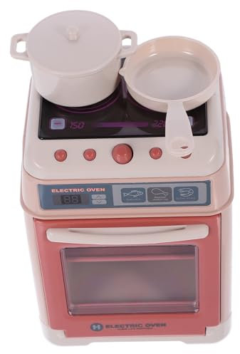 Yardwe Mini Fourniture Jouet Électrique Four Factice Mini pour Garçon Fille Jouet Imitation De Cuisine