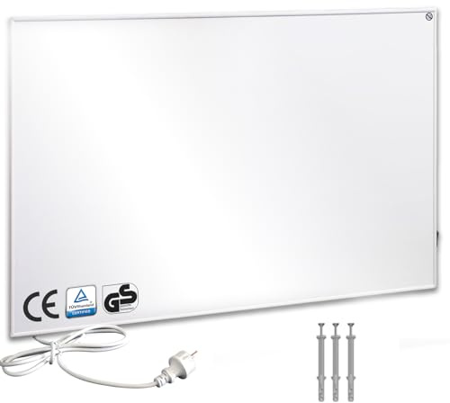 Warmfay Infrarotheizung 500W, Energiesparende Infrarot Wandheizung für 5-10 m², Elektroheizung mit Überhitzungsschutz TÜV SÜD, 703x603mm