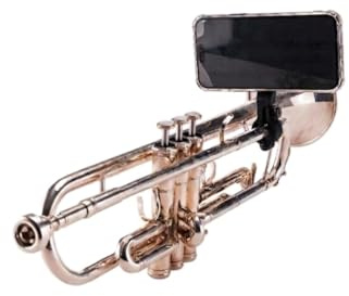 3DTONE Atril de Trompeta para Móvil - Soporte ebook para trompeta - Ideal para Partituras Digitales - Clip para Instrumento de Viento