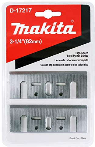Makita 2 Piece - 3.25 HSS Planer Blades for 3.25 Planers - Fast Cutting for Hard Wood