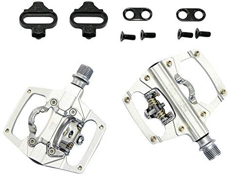 KCNC KPED09 Lightweight MTB Clipless Platform Pedals, Silver, KPED09-CR-S, SK2120