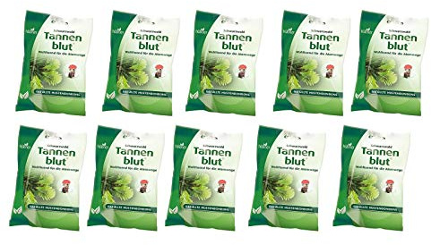 Hübner 10x71g Tannenblut Hustenbonbons gefüllt