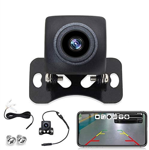Telecamera di Backup Wireless Telecamera di Retromarcia HD WIFI per Auto, Veicoli, Telecamera di Backup WiFi con Visione Notturna, Monitor di Retromarcia Wireless LCD Impermeabile IP67