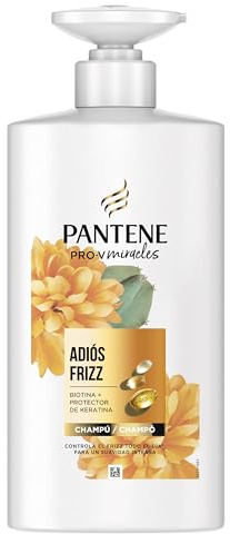Pantene Pro-V Miracles Frizz Control Shampoo mit Biotin und Keratin-Komplex, 500 ml, für trockenes und geschädigtes Haar, tiefe Ernährung, schützt das Haar vor Feuchtigkeit und macht es den ganzen Tag