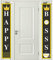 Pudodo Happy Boss 's Day Veranda Banner Best Boss Ever Office Feier Haustürschild Wandbehang Partydekoration