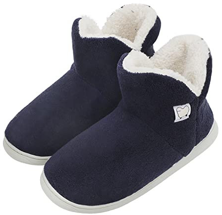 Moonlove Stivali da uomo invernali super caldi in velluto felpato pantofole per interni stivali antiscivolo esterno suola spessa scarpe alte scarpe termiche muli calzature regalo di Natale compleanno