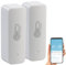 Luminea Home Control Feuchtigkeitssensoren: WLAN-Temperatur- & Luftfeuchtigkeits-Sensor mit App, 2er-Set (Temperaturfühler WLAN, Thermometer App, Luftbefeuchter)