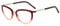 Carolina Herrera Unisex Her 0079 Sonnenbrille, C19/19 Burgund Nackt, 52 cm