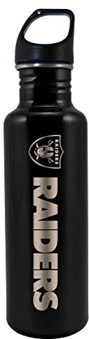 Las Vegas Raiders NFL Trinkflasche Thermobecher Wasserflasche aus Edelstahl Lasergravur 750 ml