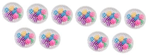 ifundom 10 STK Entlüftungskugel Drücken Triggerpunkt-massageball Stacheliger Akupressur-massageball Palm Massager Yoga Ball Schaumstoffrollen Baby Tief Den Ball Rollen TPR-Material