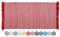 Lashuma Teppich Flur Rot, Größe: waschbarer Boho Läufer 60x120 cm