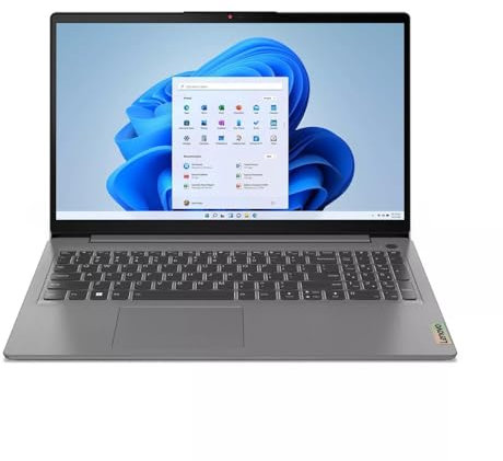 Lenovo IdeaPad 3 15IAU7 - Computer portatile Full HD touchscreen da 15,6, Intel Core i7-1255U 1,7 GHz, 8 GB RAM, SSD da 512 GB, Windows 11 Home, grigio artico