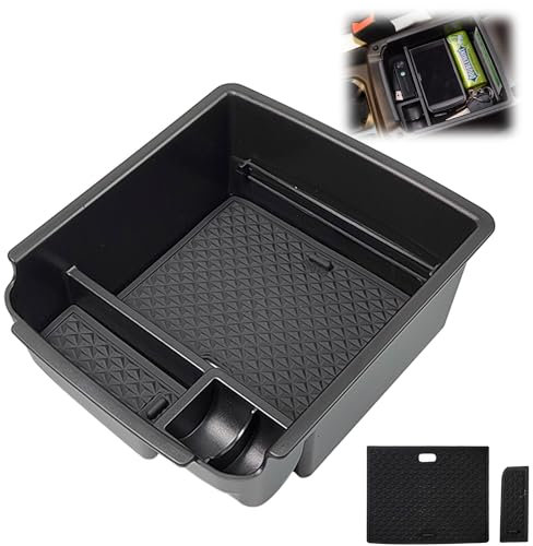 Armlehne Organizer Tray Mittelarmlehne Organizer Mittelkonsole Ablagefach Storage Box ZubehöR, für Vw Tiguan 2 Mk2 2017-2023 Mittelkonsole Aufbewahrungsbox