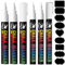 WISYOK 6pcs Kreidestift mit 45 Etiketten, Kreidemarker Weiss, Whiteboard Marker Weiß, Weißwandstifte, Flipchart Stifte, Kreidestifte für Tafel Abwaschbar - 3mm & 6 mm Wendespitze