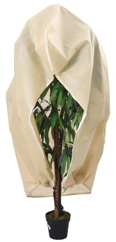 vidaXL Wintervlies mit Reißverschluss 70 g/m² 3,93x3 m